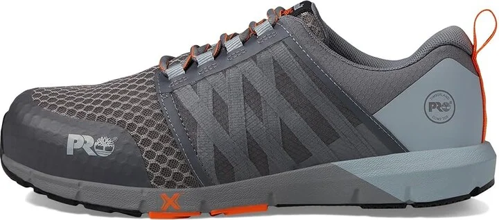 Timberland PRO Radius Composite Safety Toe Men's Shoes Grey/Orange 1 : 9.5 D - Medium, Synthetic