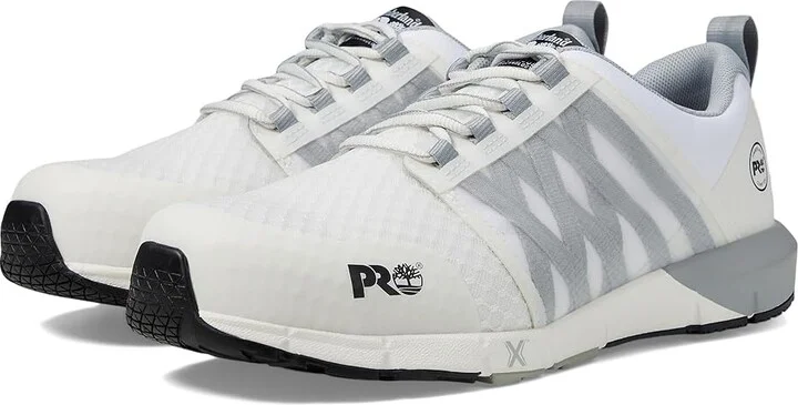 Timberland PRO Radius Composite Safety Toe Men's Shoes White/Grey 1 : 9 D - Medium, Synthetic - Image 5
