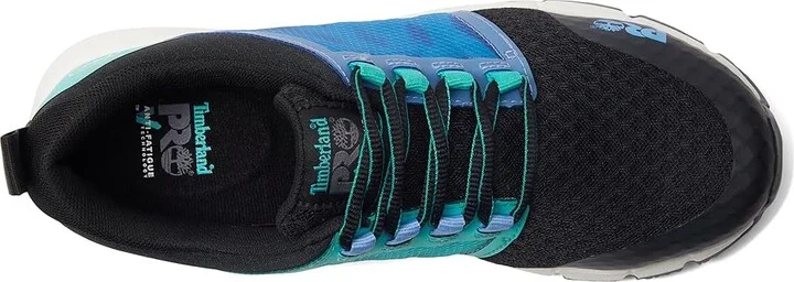 Timberland PRO Radius Composite Safety Toe Women's Shoes Black/Aqua : 5.5 C - Medium, Textile - Image 2