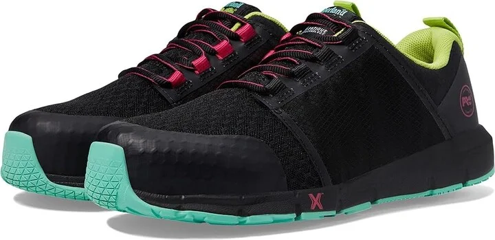 Timberland PRO Radius Composite Safety Toe Women's Shoes Black/Multi 1 : 6 D - Wide, Textile - Image 6