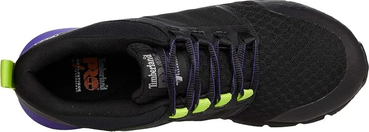 Timberland PRO Radius Composite Safety Toe Women's Shoes Black/Purple/Hi-Viz : 5.5 C - Medium, Textile - Image 2