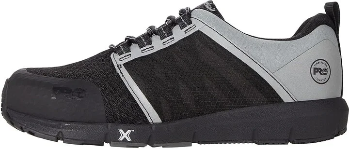 Timberland PRO Radius Composite Safety Toe Women's Shoes Black/Silver 1 : 6.5 D - Wide, Textile - Image 5