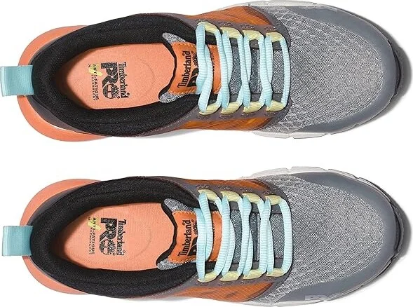 Timberland PRO Radius Composite Safety Toe Women's Shoes Grey/Black/Orange 1 : 5.5 C - Medium, Textile - Image 2