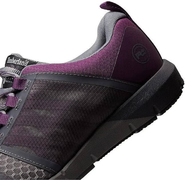 Timberland PRO Radius Composite Safety Toe Women's Shoes Grey/Purple : 9.5 C - Medium, Textile - Image 4