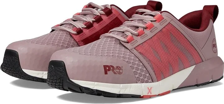 Timberland PRO Radius Composite Safety Toe Women's Shoes Mauve/Pink : 5.5 C - Medium, Textile