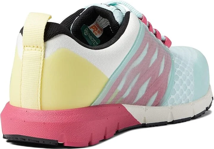 Timberland PRO Radius Composite Safety Toe Women's Shoes Sea/Pink/Yellow 1 : 8 C - Medium, Textile - Image 4