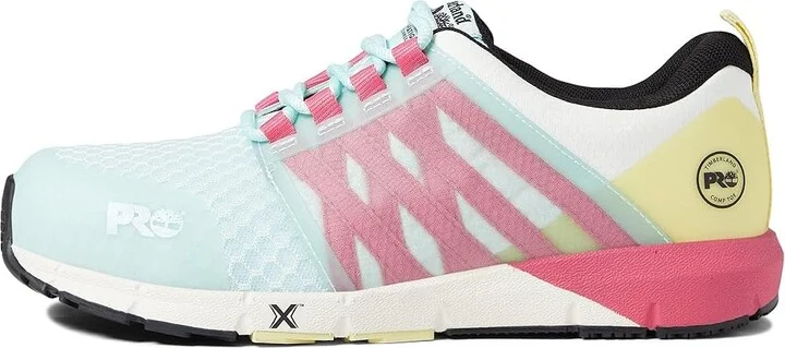 Timberland PRO Radius Composite Safety Toe Women's Shoes Sea/Pink/Yellow 1 : 8 C - Medium, Textile - Image 5