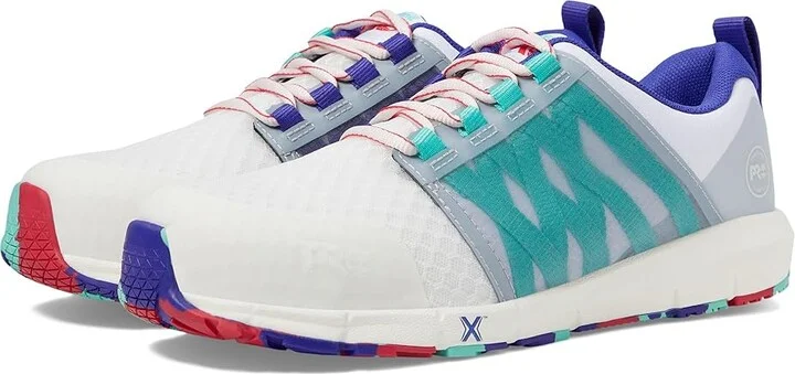 Timberland PRO Radius Composite Safety Toe Women's Shoes White/Multi : 5.5 C - Medium, Textile