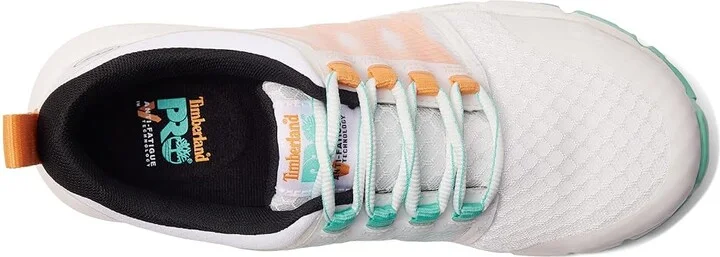Timberland PRO Radius Composite Safety Toe Women's Shoes White/Orange : 5.5 C - Medium, Textile - Image 2