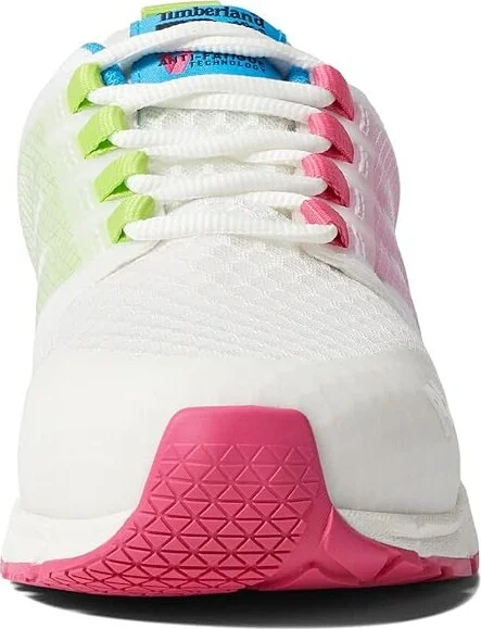 Timberland PRO Radius Composite Safety Toe Women's Shoes White/Pink/Green 1 : 8.5 C - Medium, Textile - Image 6