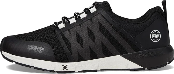 Timberland PRO Radius Soft Toe Men's Shoes Black/White : 7 E - Wide, Textile - Image 6