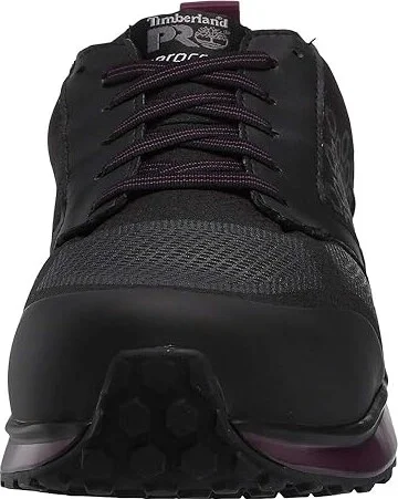 Timberland PRO Reaxion Composite Safety Toe Women's Shoes Black/Purple : 9 C - Medium, Leather - Image 6