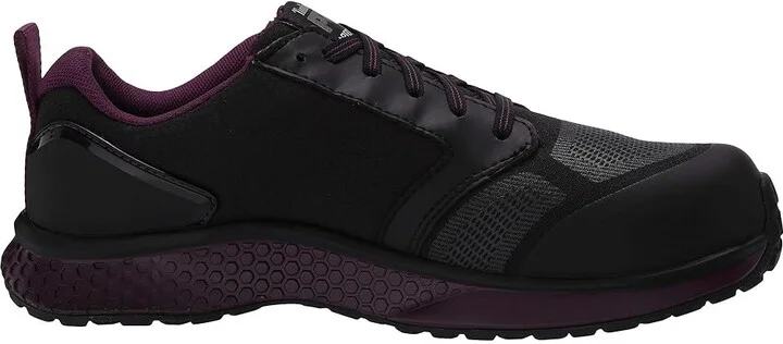 Timberland PRO Reaxion Composite Safety Toe Women's Shoes Black/Purple : 9 C - Medium, Leather - Image 8