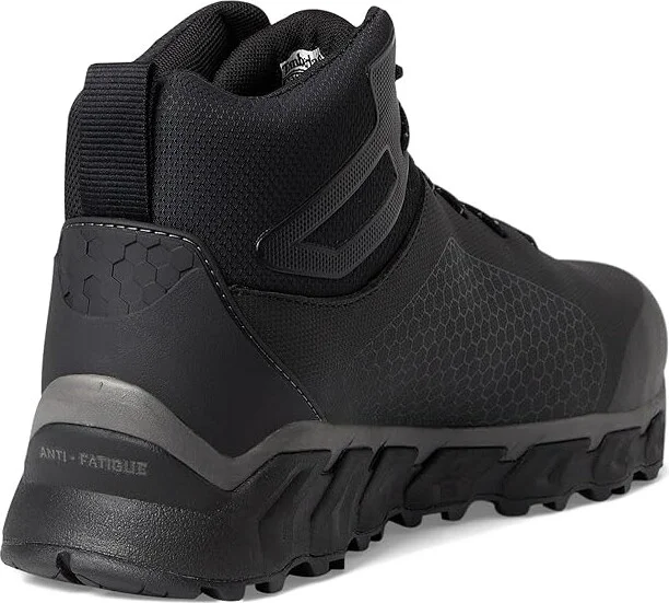 Timberland PRO Ridgework Composite Safety Toe Waterproof Mid Men's Work Lace-up Boots Black 1 : 7 D - Medium, Leather - Image 4