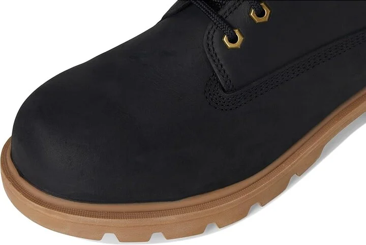 Timberland PRO Sawhorse 6 Composite Safety Toe Men's Boots Black/Gum : Men's 4 - Women's 5.5 Medium, Leather - Image 2