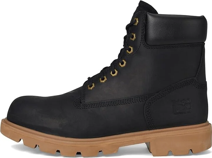 Timberland PRO Sawhorse 6 Composite Safety Toe Men's Boots Black/Gum : Men's 4 - Women's 5.5 Medium, Leather - Image 6