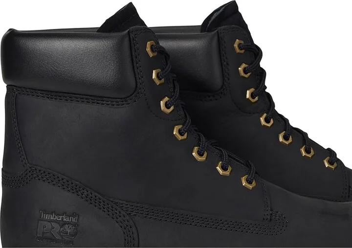 Timberland PRO Sawhorse 6 Composite Safety Toe Men's Boots Black/Gum : Men's 4 - Women's 5.5 Medium, Leather - Image 7