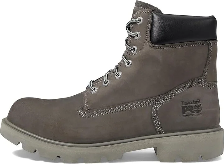 Timberland PRO Sawhorse 6 Composite Safety Toe Men's Boots Castlerock : Men's 3.5 - Women's 5 Medium, Leather - Image 5