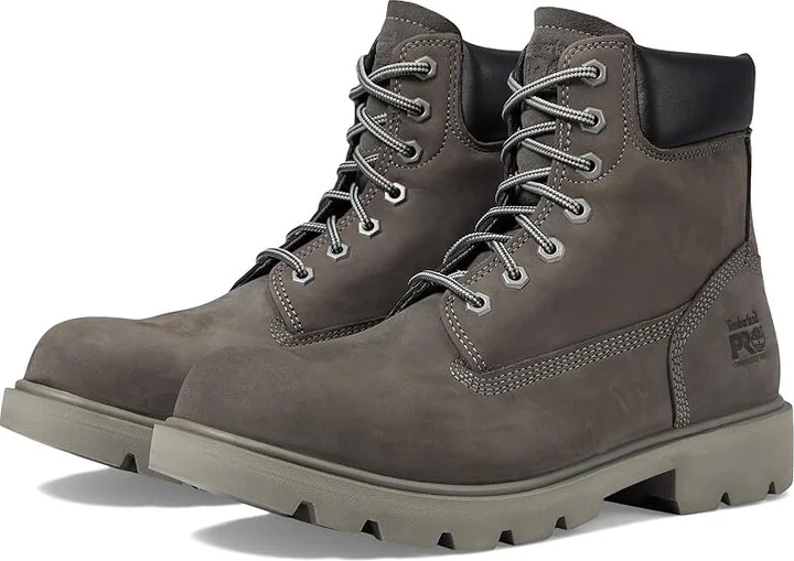Timberland PRO Sawhorse 6 Composite Safety Toe Men's Boots Castlerock : Men's 3.5 - Women's 5 Medium, Leather