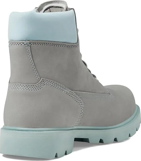 Timberland PRO Sawhorse 6 Composite Safety Toe Men's Boots Gray/Aqua : Men's 8 - Women's 9.5 Medium, Leather - Image 4