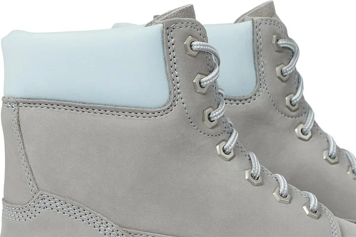 Timberland PRO Sawhorse 6 Composite Safety Toe Men's Boots Gray/Aqua : Men's 8 - Women's 9.5 Medium, Leather - Image 6