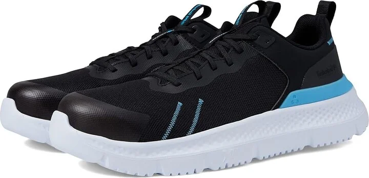 Timberland PRO Setra Composite Safety Toe Men's Shoes Black/Blue : 10 D - Medium, Textile