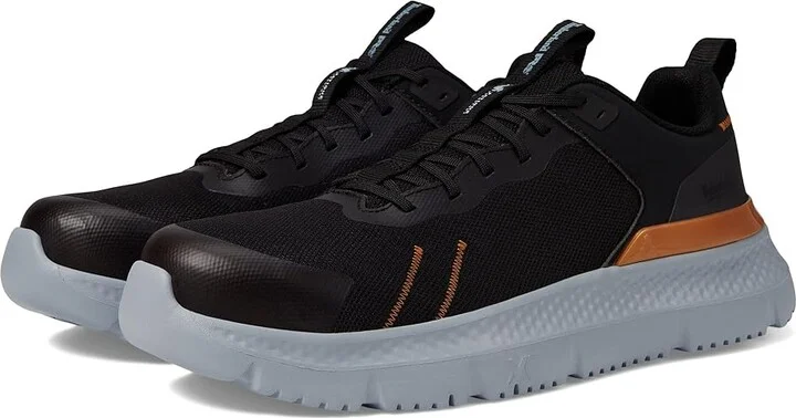 Timberland PRO Setra Composite Safety Toe Men's Shoes Black/Grey/Copper : 15 D - Medium, Textile