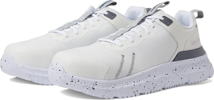 Timberland PRO Setra Composite Safety Toe Men's Shoes White/Metal 2 : 10.5 D - Medium, Textile