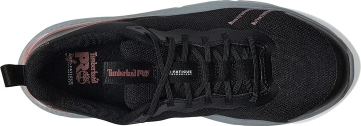 Timberland PRO Setra Composite Safety Toe Women's Shoes Black/Rose Gold : 6 D - Wide, Textile - Image 2