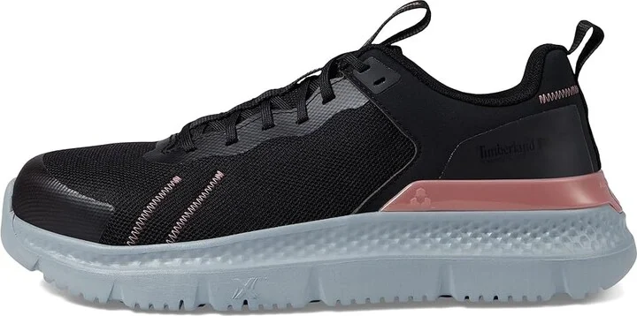 Timberland PRO Setra Composite Safety Toe Women's Shoes Black/Rose Gold : 6 D - Wide, Textile - Image 6