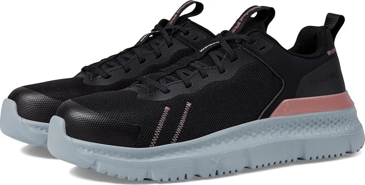 Timberland PRO Setra Composite Safety Toe Women's Shoes Black/Rose Gold : 6 D - Wide, Textile