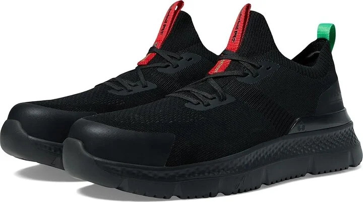 Timberland PRO Setra Knit Composite Safety Toe Men's Shoes Black/Red 1 : 15 D - Medium, Synthetic - Image 3
