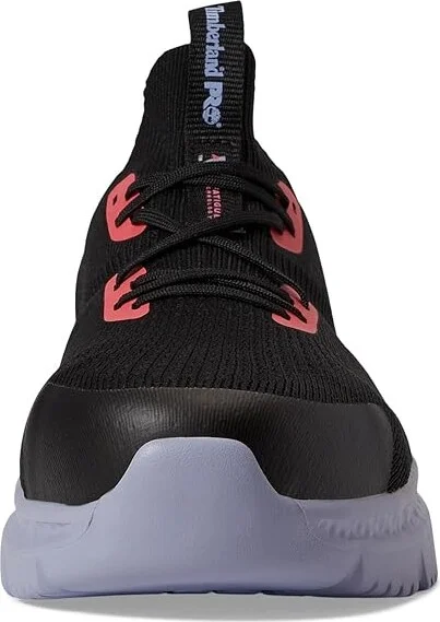 Timberland PRO Setra Knit Composite Safety Toe Women's Shoes Black/Pink : 5.5 B - Medium - Image 5