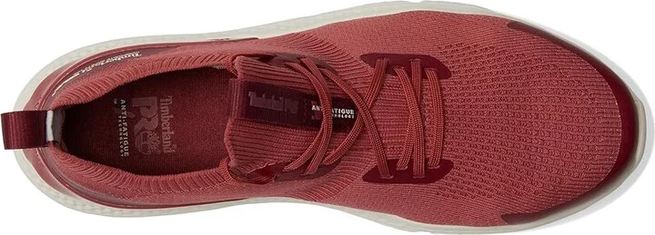 Timberland PRO Setra Knit Composite Safety Toe Women's Shoes Cranberry/Cream : 5.5 B - Medium - Image 2