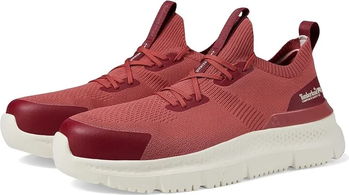 Timberland PRO Setra Knit Composite Safety Toe Women's Shoes Cranberry/Cream : 5.5 B - Medium