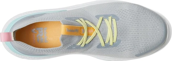 Timberland PRO Setra Knit Composite Safety Toe Women's Shoes Grey/Aqua : 5.5 B - Medium - Image 2