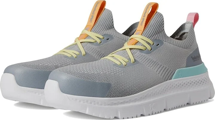 Timberland PRO Setra Knit Composite Safety Toe Women's Shoes Grey/Aqua : 5.5 B - Medium