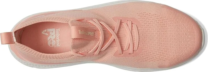 Timberland PRO Setra Knit Composite Safety Toe Women's Shoes Pink/White : 5.5 B - Medium - Image 2