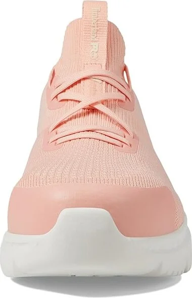 Timberland PRO Setra Knit Composite Safety Toe Women's Shoes Pink/White : 5.5 B - Medium - Image 5