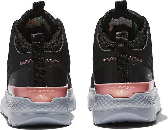 Timberland PRO Setra Mid Composite Safety Toe Women's Shoes Black/Grey/Rose 1 : 9 D - Wide, Textile - Image 4