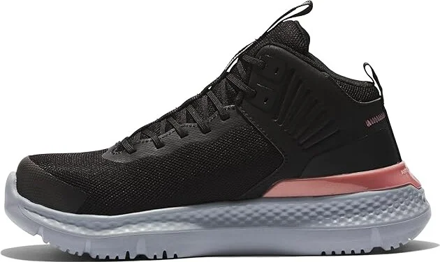 Timberland PRO Setra Mid Composite Safety Toe Women's Shoes Black/Grey/Rose 1 : 9 D - Wide, Textile - Image 6