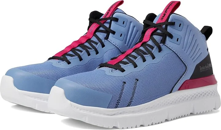 Timberland PRO Setra Mid Composite Safety Toe Women's Shoes Periwinkle/Pink : 5.5 C - Medium, Textile