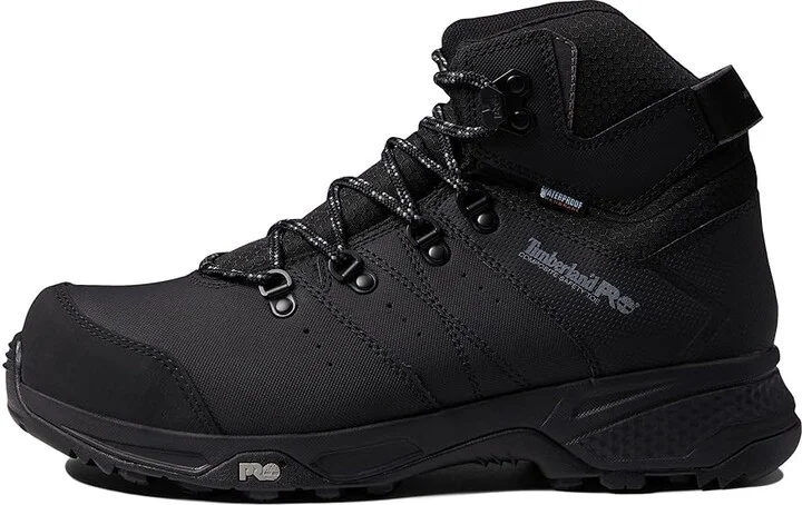 Timberland PRO Switchback 6 Composite Safety Toe Puncture Resistant Waterproof Men's Shoes Black1 : 8 E - Wide, Leather - Image 5
