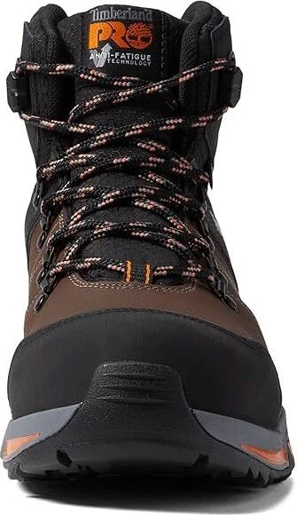 Timberland PRO Switchback 6 Composite Safety Toe Puncture Resistant Waterproof Men's Shoes Brown/Orange1 : 13 D - Medium, Leather - Image 2