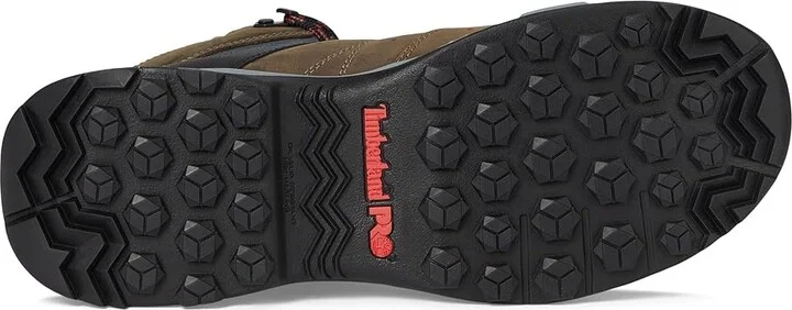Timberland PRO Switchback 6 Composite Safety Toe Puncture Resistant Waterproof Men's Shoes Brown Turkish Coffee/Red 1 : 8.5 D - Medium - Image 3