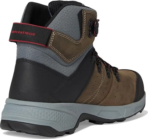 Timberland PRO Switchback 6 Composite Safety Toe Puncture Resistant Waterproof Men's Shoes Brown Turkish Coffee/Red 1 : 8.5 D - Medium - Image 4
