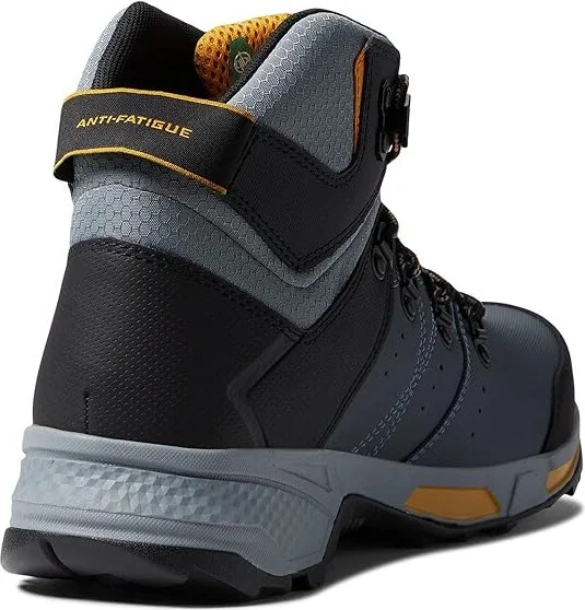 Timberland PRO Switchback 6 Composite Safety Toe Puncture Resistant Waterproof Men's Shoes Grey/Yellow1 : 7 E - Wide, Leather - Image 4