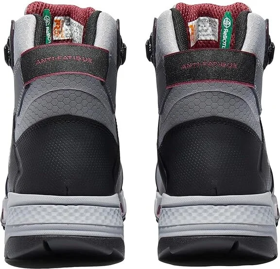 Timberland PRO Switchback Composite Safety Toe Waterproof Women's Shoes Grey/Purple : 9 C - Medium, Leather - Image 4