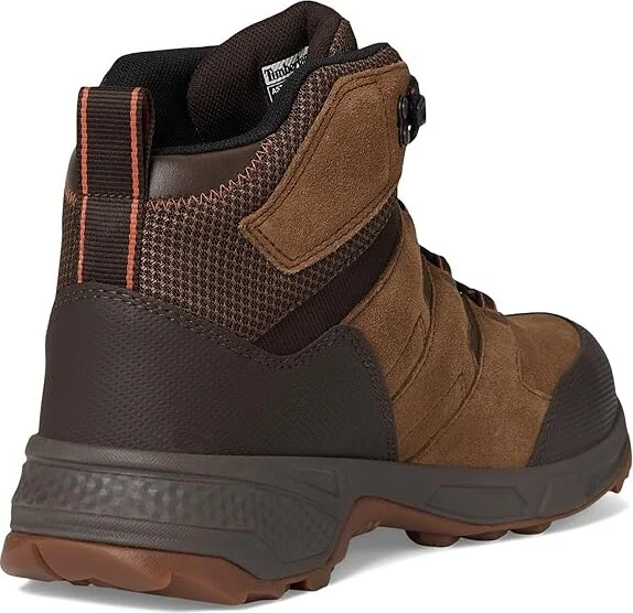 Timberland PRO Switchback LT 6 Inch Steel Safety Toe Industrial Work Hiker Boots Men's Work Boots Brown/Gum 1 : 9 E - Wide, Leather - Image 4