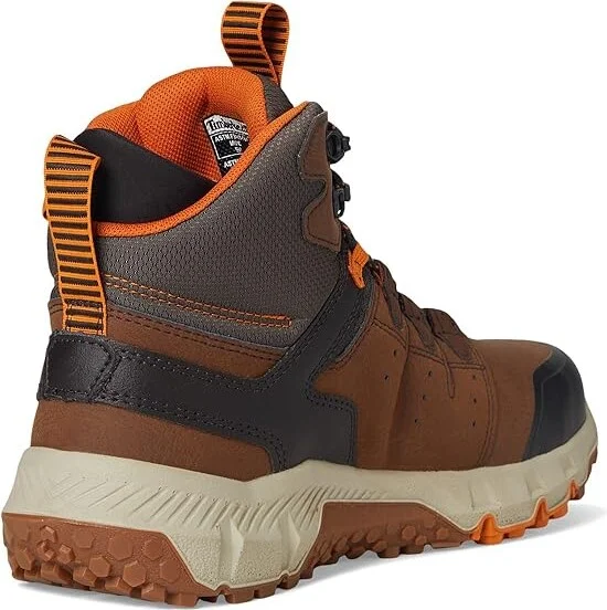 Timberland PRO Tempe Alloy Safety Toe Waterproof Men's Work Boots Medium Brown : 15 E - Wide, Leather - Image 4